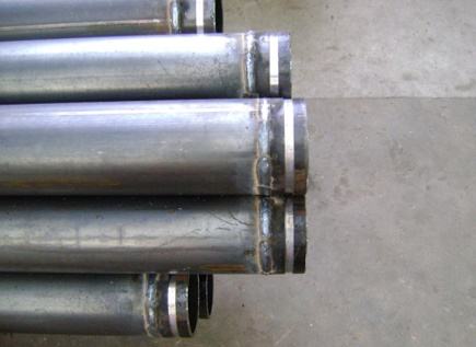 Steel pipes with groove nipples