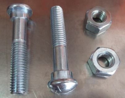Bolts and nuts for couplings