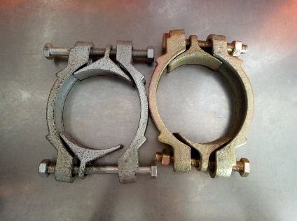 Double bolt clamps