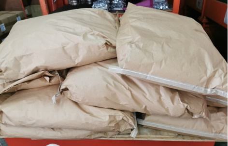Bags of vermiculite