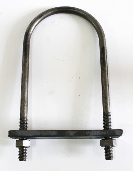 U-bolt with plate and nuts, photo 2 of 3